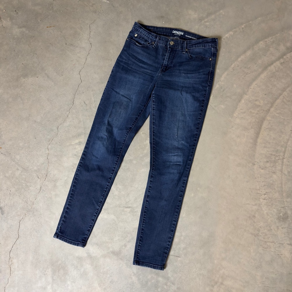 Denizen from Levi's Modern Skinny Jeans Womens 8M 29x30 Dark Wash Stretch Casual